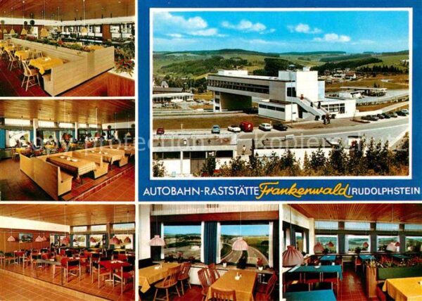 Rudolphstein Autobahn Raststätte Frankenwald Gasträu