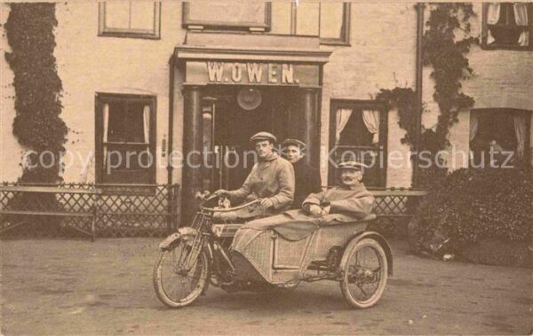 Autos Oldtimer Merioneth Wales W. Owen.