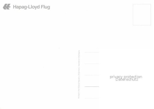 Flugzeuge Zivil Hapag-Lloyd – Bild 2