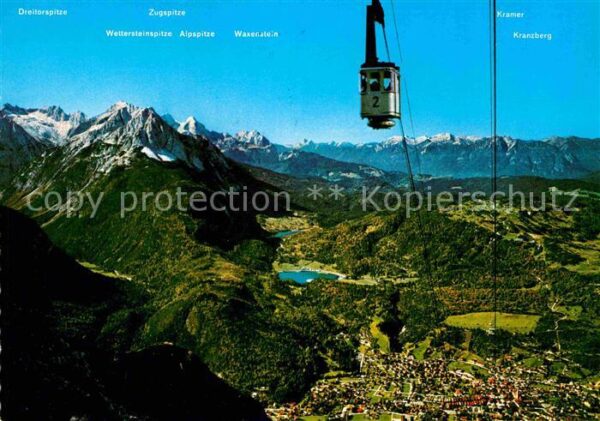 Seilbahn Karwendelbahn Mittenwald Lautersee Ferc