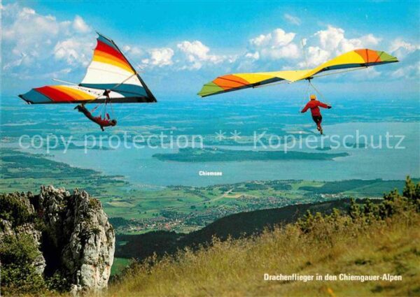 Drachenflug Aschau Chiemgau Kampenwand Chiemsee