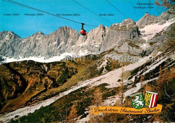 Seilbahn Dachsteinsüdwand Gletscherbahn Ramsau