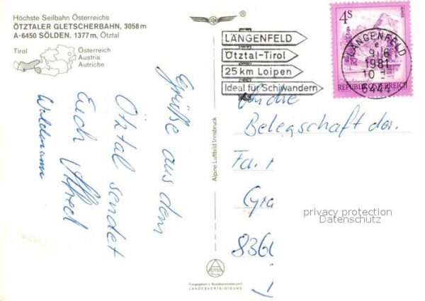 Seilbahn Ötztaler Gletscherbahn Gaislachkogel Sö – Bild 2