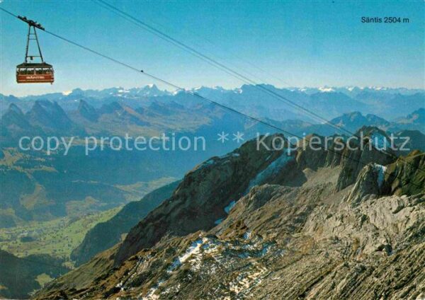 Seilbahn Säntis Churfirsten Glarneralpen