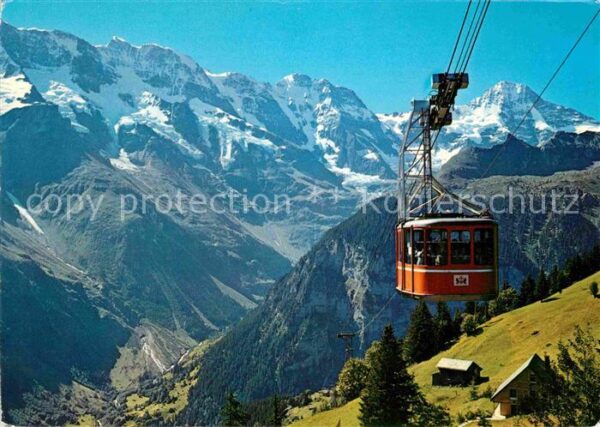 Seilbahn Schilthorn Mittaghorn Grosshorn Breitho