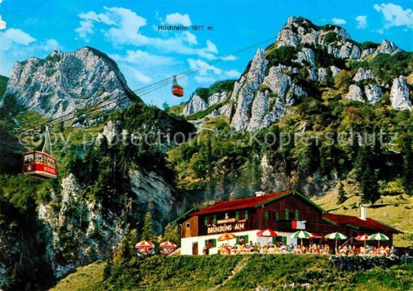 Seilbahn Hochfelln Bründlingalm