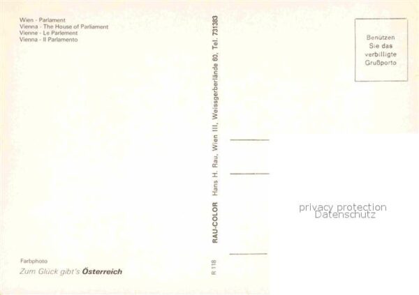 Pferdekutschen Wien Parlament – Bild 2