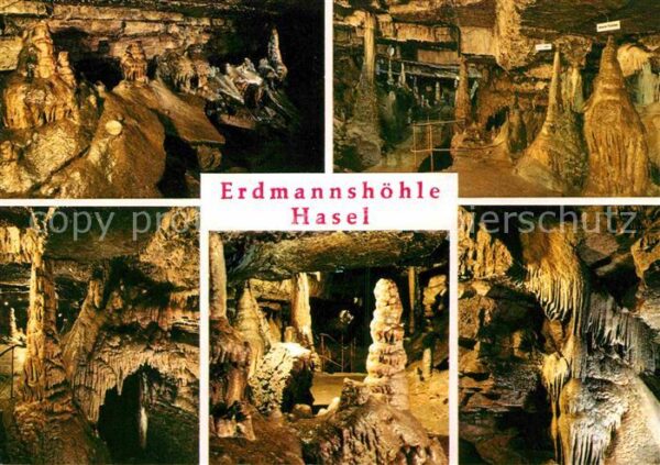 Hoehlen Caves Grottes Erdmannshöhle Hasel Fürstengruft Orgelp