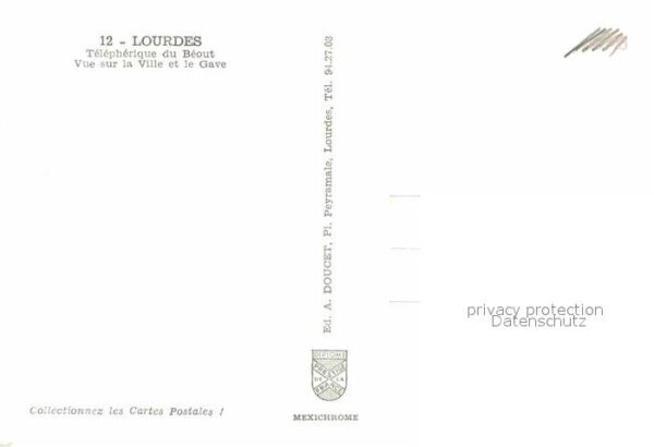 Seilbahn Telepherique du Beout Lourdes Gave – Bild 2