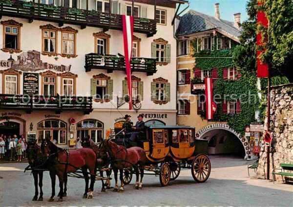 Postkutsche St. Wolfgang Hotel Post Marktplatz Hote