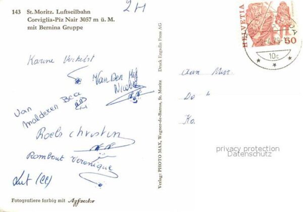 Seilbahn Corviglia-Piz Nair St. Moritz Bernina G – Bild 2