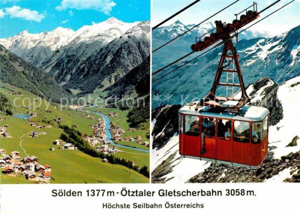 Seilbahn Ötztaler Gletscherbahn Sölden