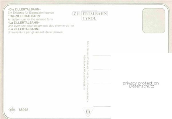 Lokomotive Zillertalbahn Tirol – Bild 2
