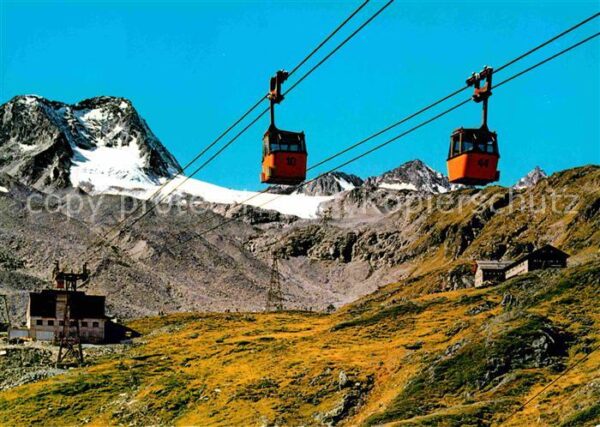 Seilbahn Stubaier Gletscherbahn Mittelstation Fe