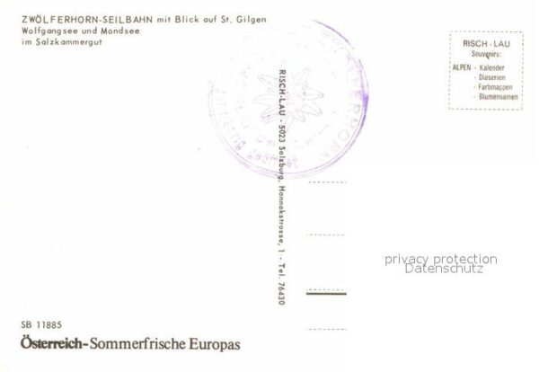 Seilbahn Zwölferhorn St. Gilgen Wolfangsee Monds – Bild 2