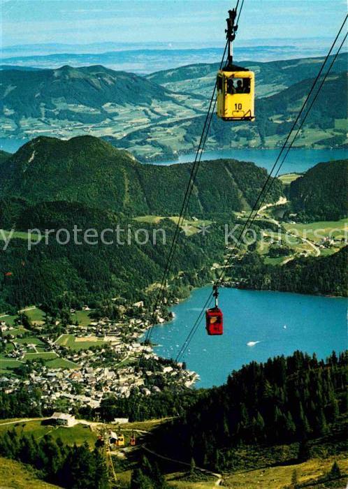 Seilbahn Zwölferhorn St. Gilgen Wolfgangsee Mond