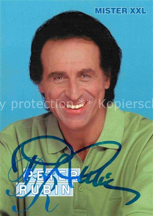 Saenger Band Peter Rubin Autogramm
