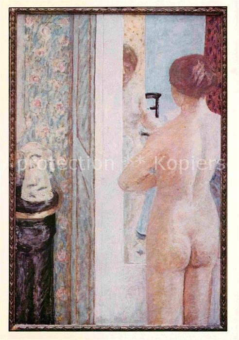 Kuenstlerkarte Pierre Bonnard Bei der Toilette 1922 Pa