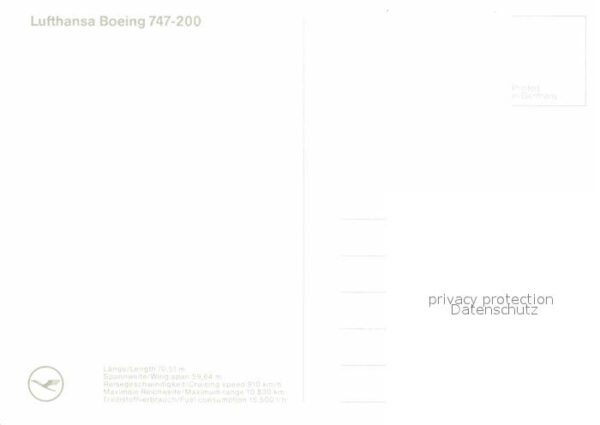 Lufthansa Boeing 747-200 – Bild 2