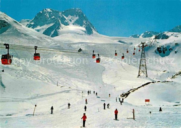 Seilbahn Stubaier Gletscherbahn Schaufelspitze