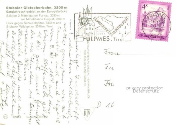 Seilbahn Stubaier Gletscherbahn Schaufelspitze – Bild 2