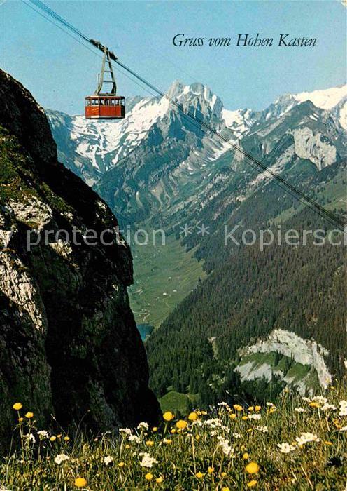 Seilbahn Altmann Rotsteinpass Hoher Kasten