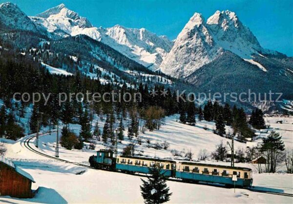 Zahnradbahn Bayrische Zugspitzbahn Zugspitzgruppe