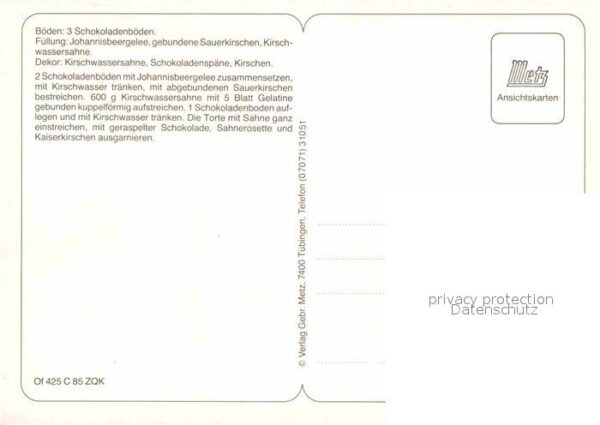 Lebensmittel Rezept Schwarzwälder Kirschtorte – Bild 2