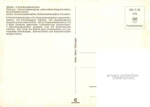 Lebensmittel Rezept Schwarzwälder Kirschtorte – Bild 2