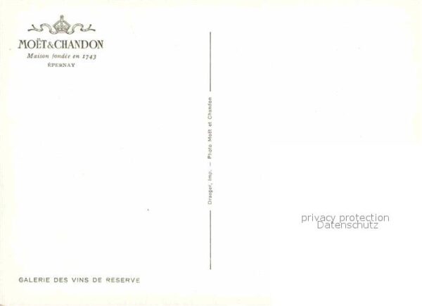Wein Moet & Chandon Epernay Galerie des Vins – Bild 2