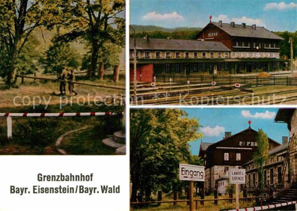 Grenze Douane Zoll Grenzbahnhof Bayerisch Eisenstein