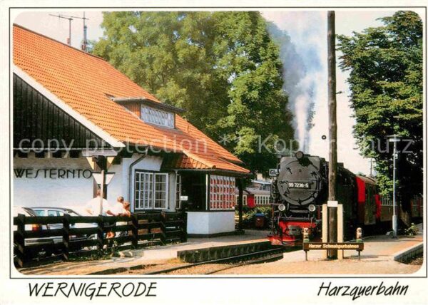 Lokomotive Harzquerbahn Wernigerode Westerntor