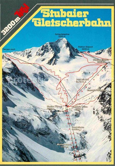 Seilbahn Stubaier Gletscherbahn Stubaital