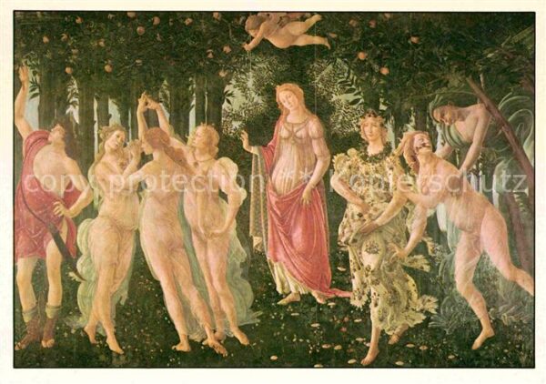 Kuenstlerkarte Sando Botticelli Frühling 14778/79 Früh