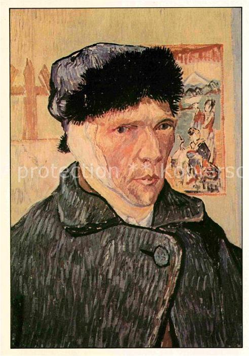 Van Gogh Vincent Selbstbildnis mit verbundenem Ohr 1889