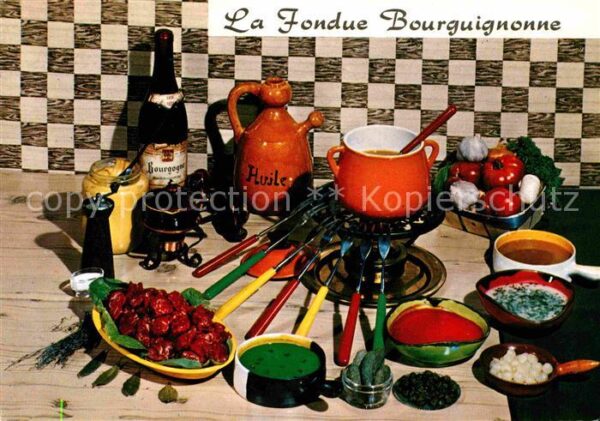 Lebensmittel Fondue Bourguignonne Rezept