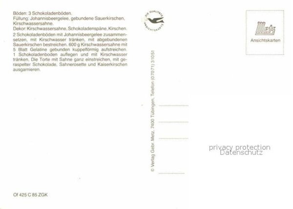 Lebensmittel Schwarzwälder Kirschtorte Rezept – Bild 2