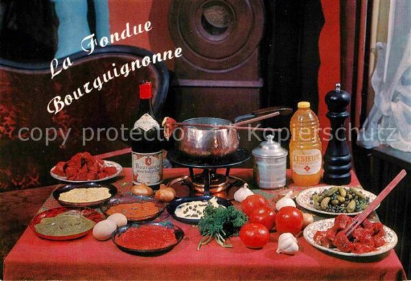 Lebensmittel Fondue Bourguignonne Recette Rezept
