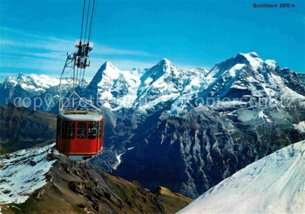 Seilbahn Schilthorn Mürren Eiger Mönch Jungfrau