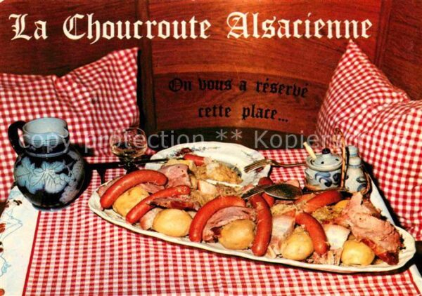 Lebensmittel Choucroute Alsacienne Recette