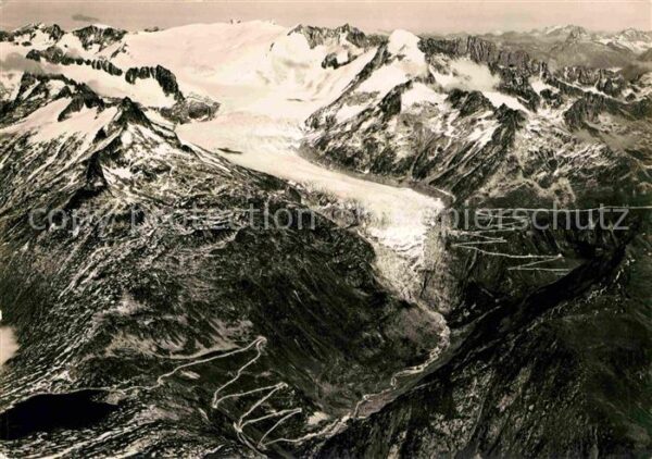 Gletscher Rhonegletscher Grimsel- und Furkastrass