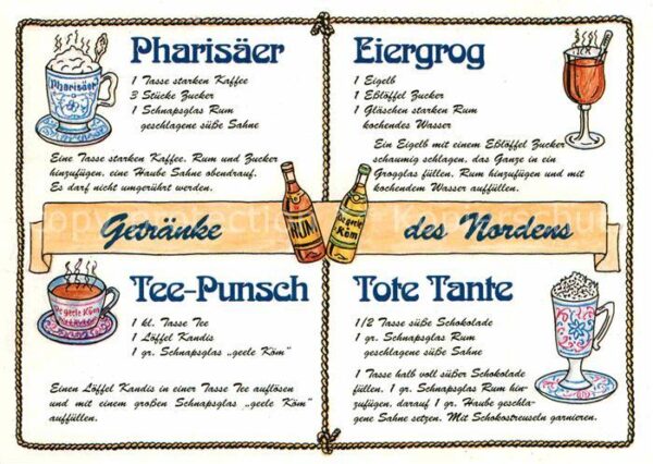Getraenke Pharisäer Eiergrog Tee-Punsch Tote Tant