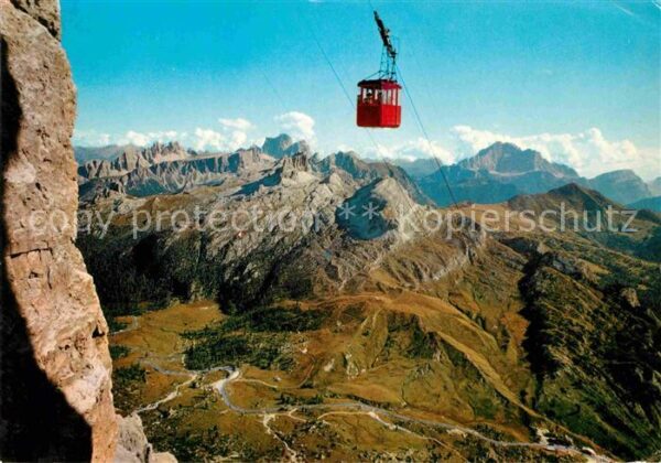 Seilbahn Funivia Lagazuoi Dolomiti Passo Falzare