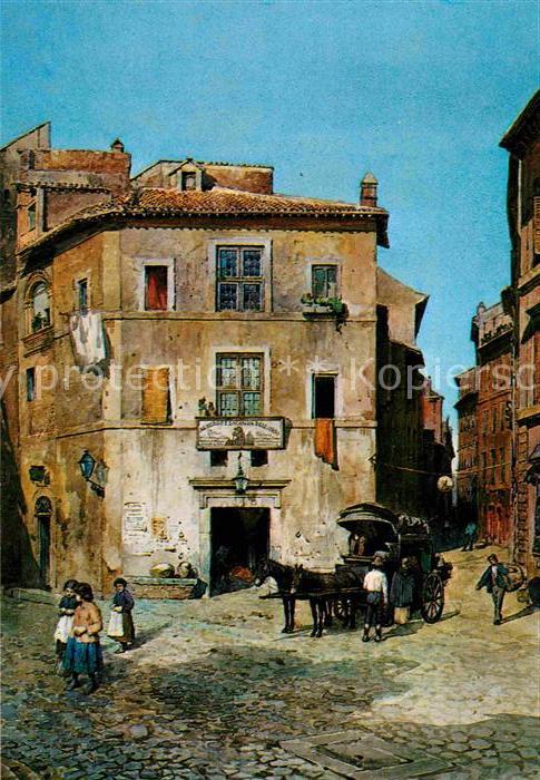 Kuenstlerkarte E. Roesler Franz Roma Sparita Albergo d