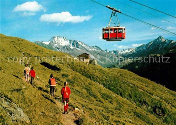 Seilbahn Pischa Flüela Wisshorn Schwarzhorn