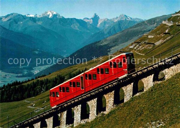 Zahnradbahn Parsenn Piz d_Aela Tinzenhorn Piz Miche