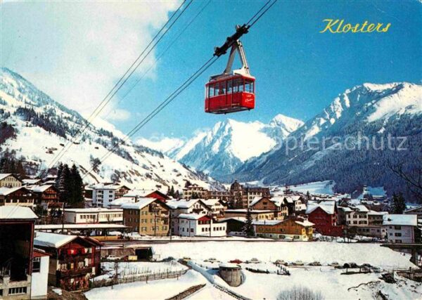 Seilbahn Gotschna Klosters Silvrettagruppe