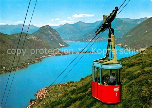 Seilbahn Funivia Lago di Lugano Brusino Serpiano