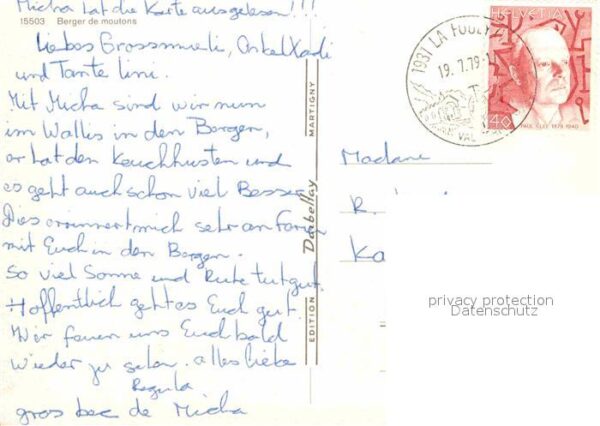 Schafe Hirte Berger de Moutons – Bild 2