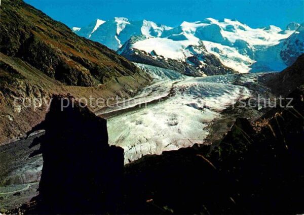 Gletscher Morteratschgletscher Piz Palü Bellavist